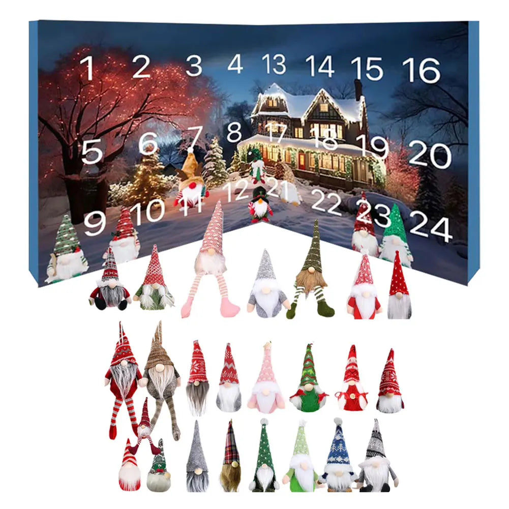 🔥 Last Day Deal 50% OFF 🔥 2025 Christmas Handcrafted Gnomes Advent Calendar