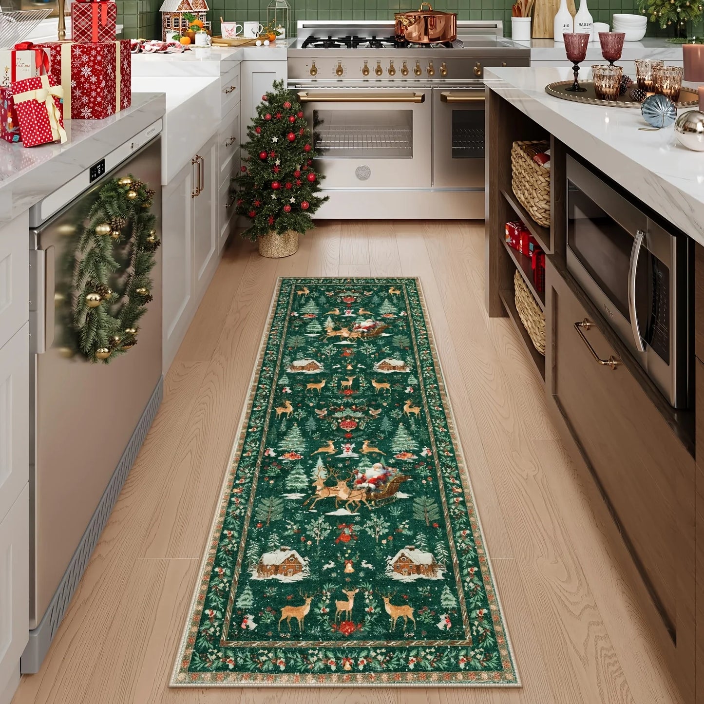 🔥 Last Day Deal 50% OFF 🔥 Christmas Runner Rug