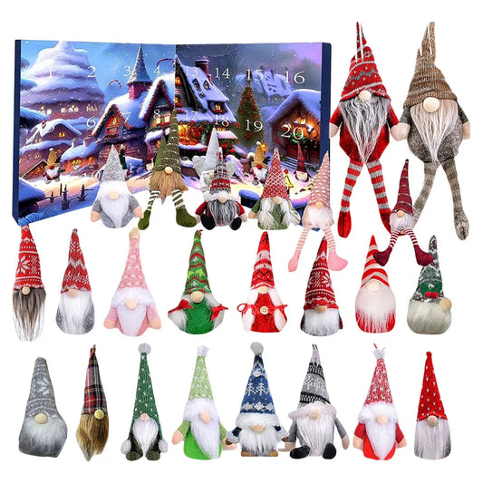 🔥 Last Day Deal 50% OFF 🔥 2025 Christmas Handcrafted Gnomes Advent Calendar