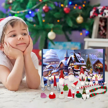 🔥 Last Day Deal 50% OFF 🔥 2025 Christmas Handcrafted Gnomes Advent Calendar