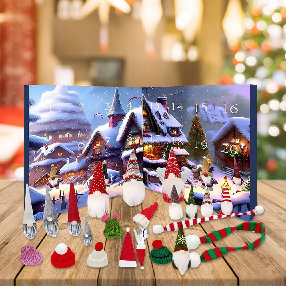 🔥 Last Day Deal 50% OFF 🔥 2025 Christmas Handcrafted Gnomes Advent Calendar