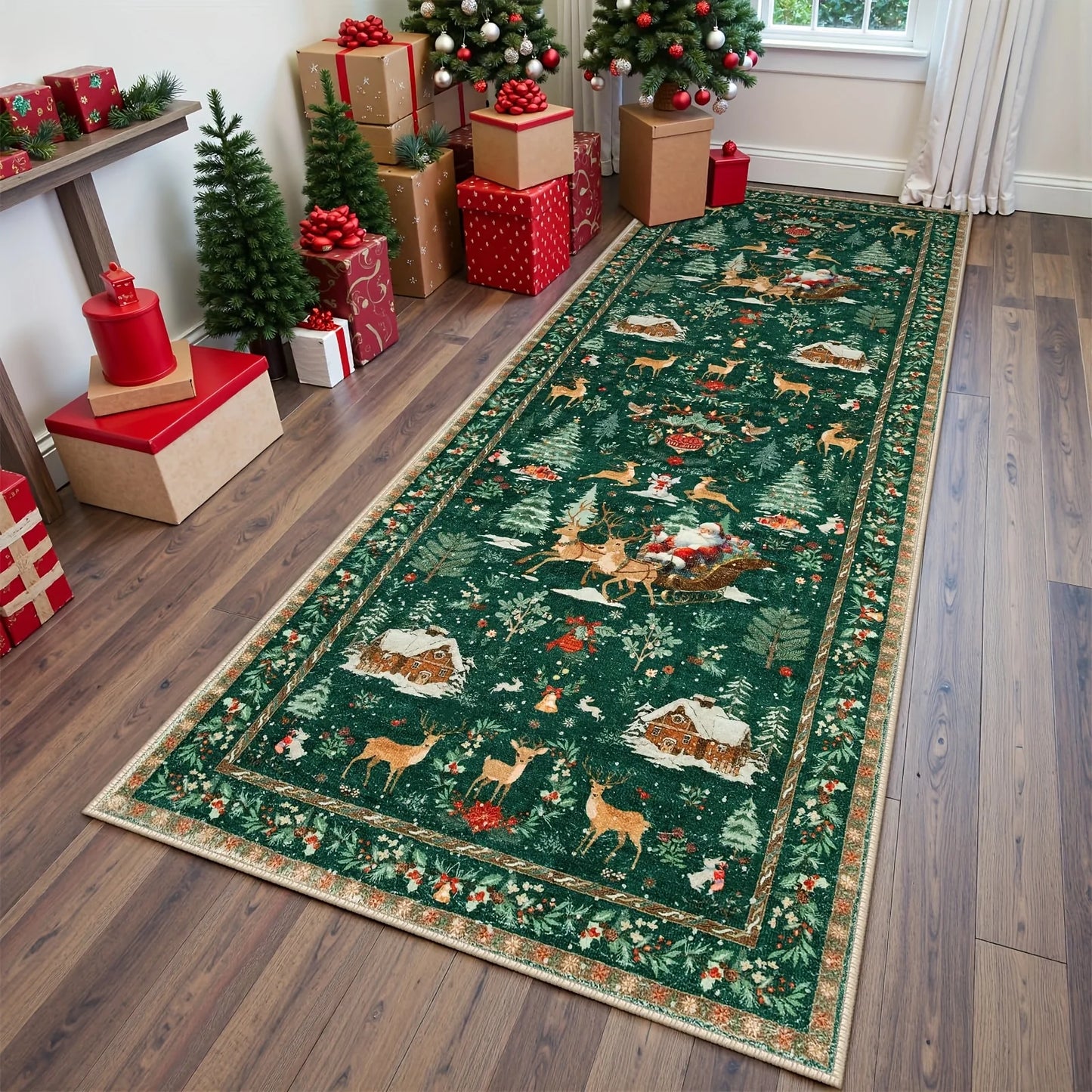 🔥 Last Day Deal 50% OFF 🔥 Christmas Runner Rug