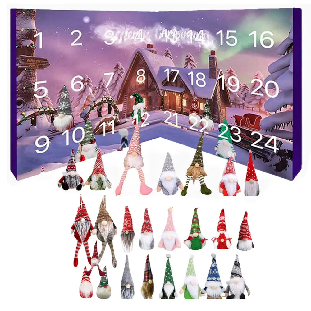 🔥 Last Day Deal 50% OFF 🔥 2025 Christmas Handcrafted Gnomes Advent Calendar
