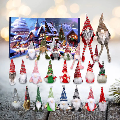 🔥 Last Day Deal 50% OFF 🔥 2025 Christmas Handcrafted Gnomes Advent Calendar