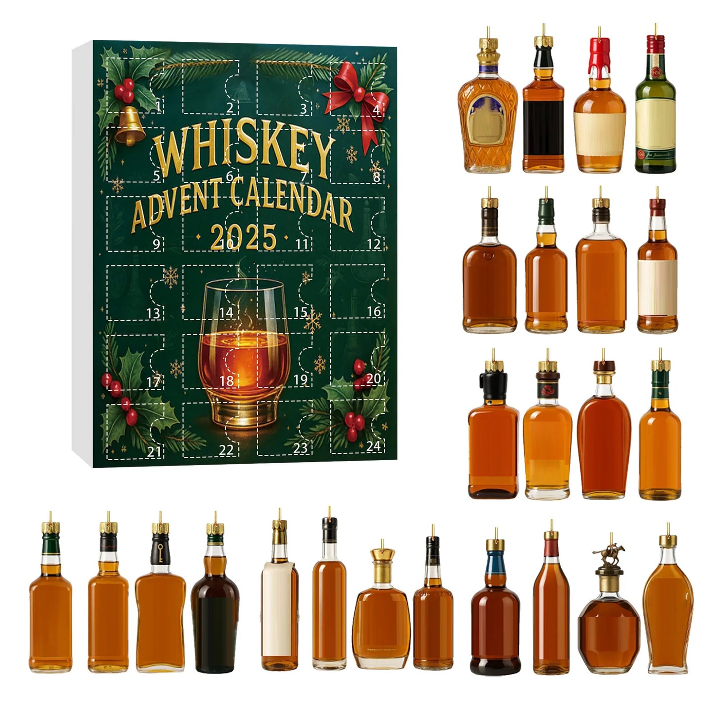🔥 Last Day Deal 50% OFF 🔥 2025 Whiskey Advent Calendar