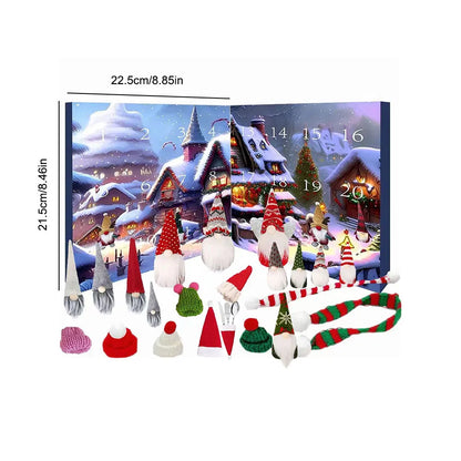 🔥 Last Day Deal 50% OFF 🔥 2025 Christmas Handcrafted Gnomes Advent Calendar